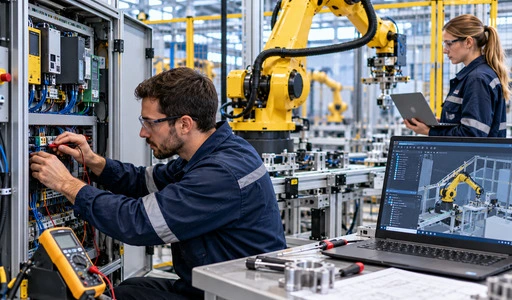 Industrial Robot Control System Integration