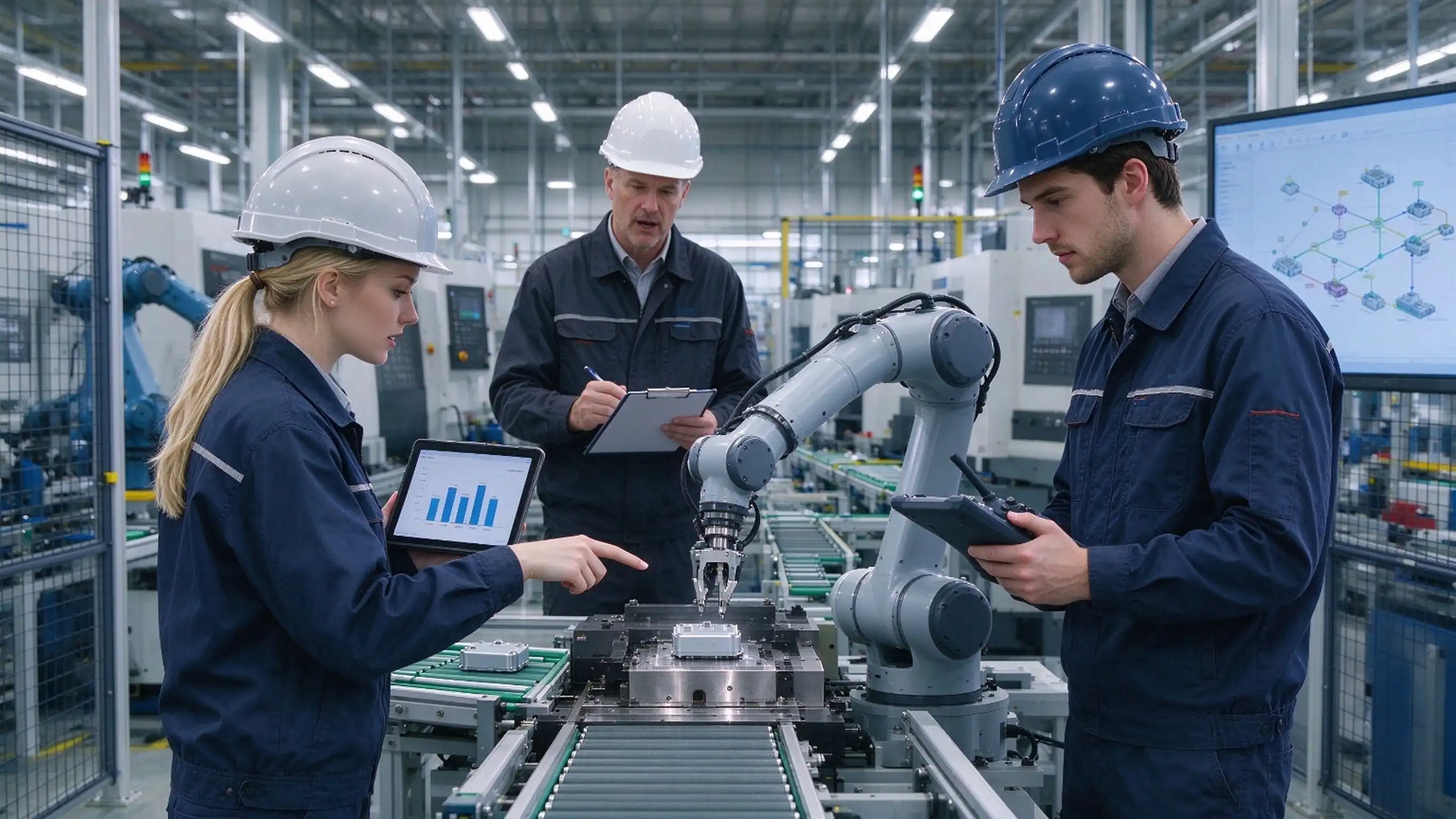 Production Line Robot Integration Operation Production Line Robot Integration Operation