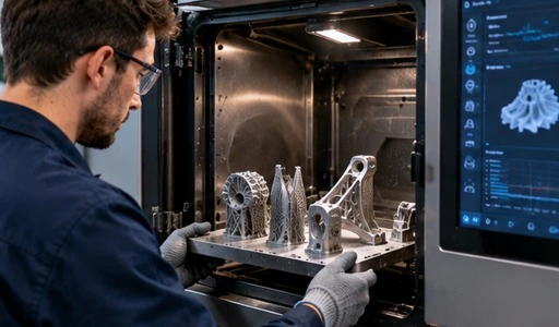 Industrial Metal 3D Printing Process Industrial Metal 3D Printing Process