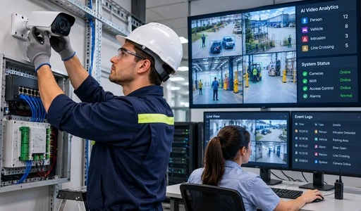 AI Video Surveillance and Smart Security Monitoring