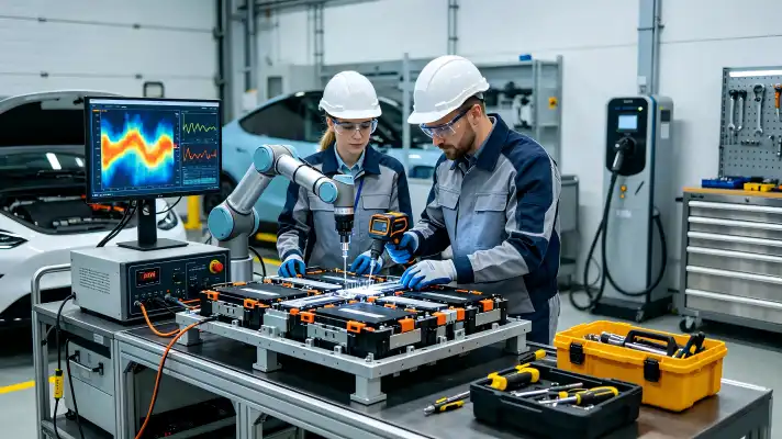 New Energy Vehicle Battery Testing Training