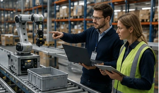 Smart Warehouse Automation and IoT Integration
