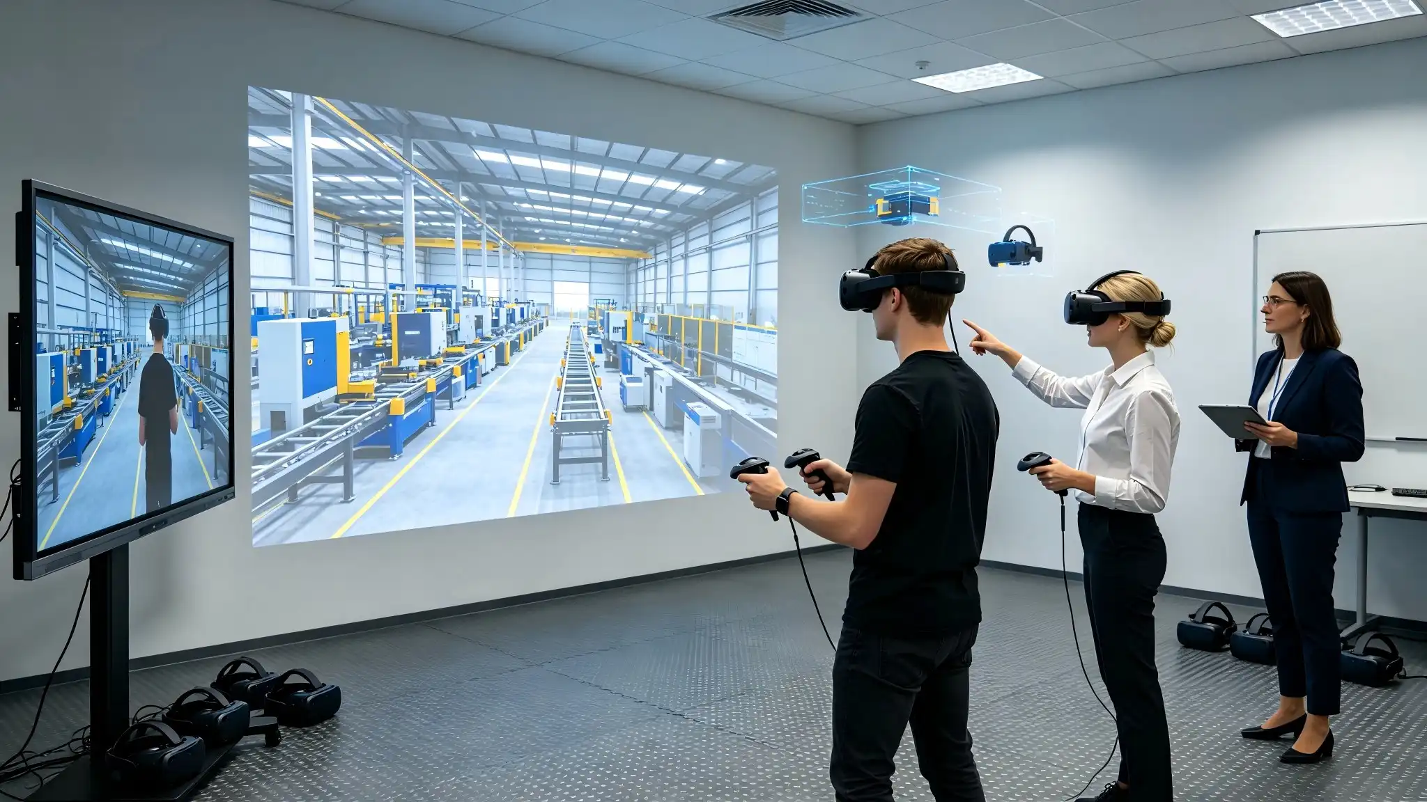 Virtual Simulation VR Training for Industrial Production