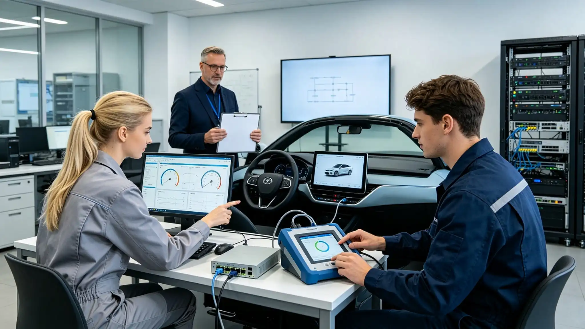 Software-Defined Vehicle Remote Diagnostics and Software Flashing