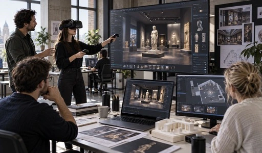 VR Virtual Exhibition Interactive Development