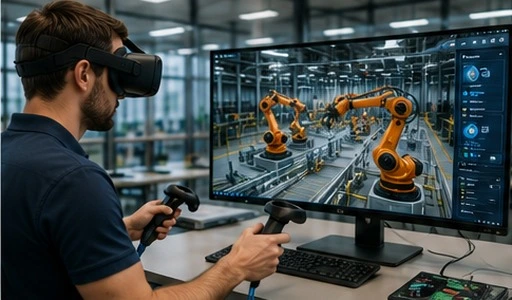 Browser-Based Industrial VR Simulation