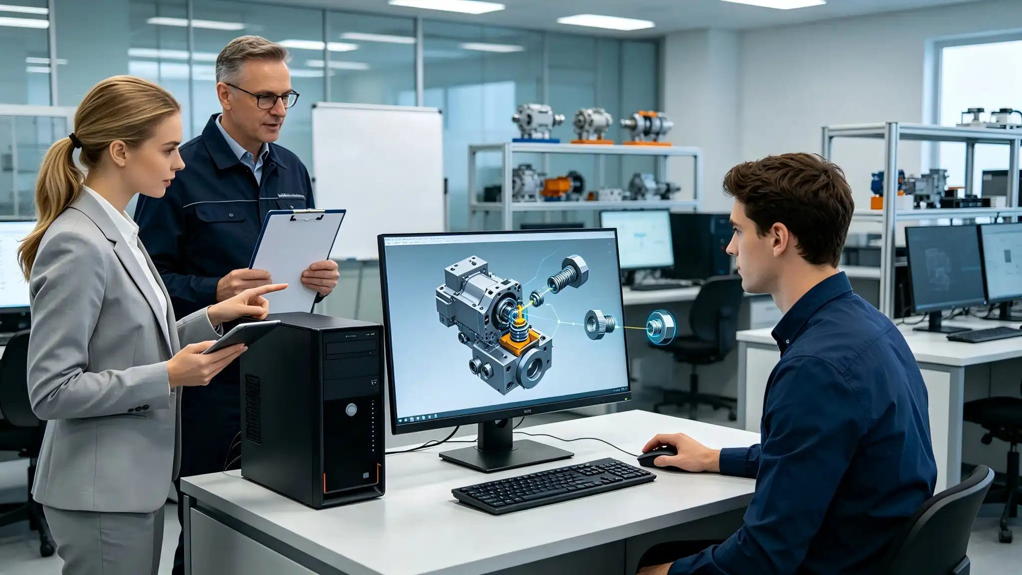 Virtual Assembly Process Simulation